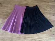 Zestaw 2 spódnic plisowanych