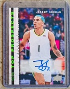 Jeremy Sochan autograf karta NBA limit do 299 2022 Upper Deck
