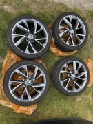 FELGI 19 VEGA OEM SKODA + opony 235/40 R19 96Y/ZR XL Dun SP Sport M 5,5/6mm