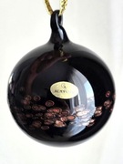 Ręcznie dmuchana "Kula", bombka ze szkła artystycznego GM Rennsteig (8 cm)