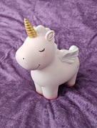 Duża skarbonka jednorożec różowa ceramiczna na prezent git koń Pink new