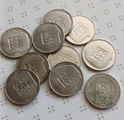 Lot 10x mapka PRL XXX rocznica 1974 srebro