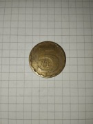 Moneta PRL 5zł 1986  skrętka 