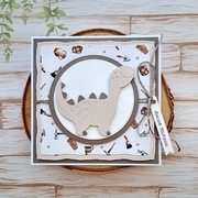 Kartka z dinozaurem na roczek, 2, 3, 4, 5 urodziny