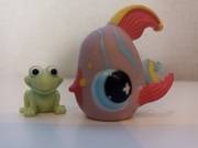 Littlest pet shop ryba #884 + żabka