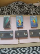Kasety Video VHS stare 3sztuki 