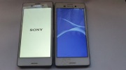 Sony Xperia M4 Aqua 2sztuki wiszą na logotypie