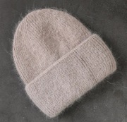 Czapka zimowa z angorą 