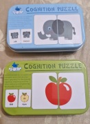 Układanka obrazkowa warzywa owoce  zwierzęta puzzle edukacyjne 