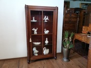 Dębowa biblioteczka witryna antyk 825/2025