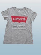 Levi’s damski t-shirt Logo Batwing szary XS (wypada na S) | 173690263