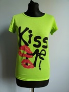 Koszulka Lee Cooper Kiss Me zielona 14 lat 