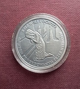 Rzeż Woli i Ochoty 10 zł 2017r srebro oksydowane