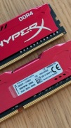 Pamięć RAM Kingston HyperX Fury DDR4 2x8 16GB, 2133 MHz. 100% sprawne.