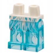 Lego Nowe Nogi White Hips Trans-Light Blue Ninjago njo770 Zane 970c15pb01