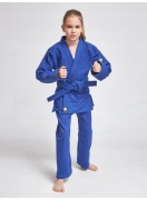 FIRUZ Kimono Judo dla Dzieci, Niebieskie, 100% Bawełna
