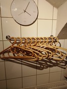 Wieszak do szafy gięty BAMBUS RATAN 10 szt.