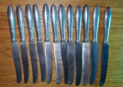 ### Noże stołowe Stojadło - NIERDZEWNE 12 sztuk ###