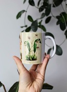 Kubek Storczyki vintage orchidea, ilustracje botaniczne 330ml