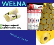 Wełna mineralna 20cm15cm10cm5cm wyprzedaż Ursa climwool isover super mata 