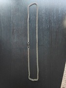 metalowy łańcuch 106 cm grubość oczka 0,8 cm z zapięciem na szyję 