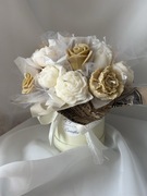 Bukiet świec. Bukiet prezentowy. flower box