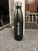 Termos z napisem 500 ml czarny ze stali nierdzewnej 