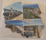 Magnes na lodówkę MIELNO Morze Bałtyckie Hel Jurata Władysławowo(2K).