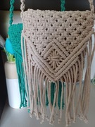 Etui na Telefon z Makramy/Mała torebka – Handmade w stylu boho