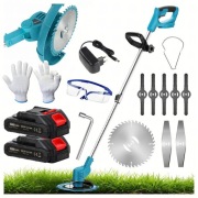 Podkaszarka Akumulatorowa Elektryczna Kosa Wykaszarka Do Trawy Mocna Zestaw