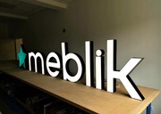 Kaseton reklama LED litery LOGO podświetlane świetlne SZYLD 3D oznakowanie