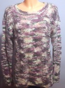 Sweter robiony na drutach