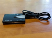 Czytnik kart komputerowych Esperanza EA129 „All in One” ze złączem USB.