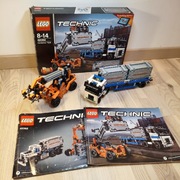 LEGO 42062 set model construction container yard