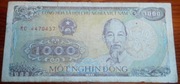 1000 Dongów Wietnam 1988 - obiegowy. 