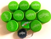 Korki, zakrętki, kapsle, Tymbark "napisy w ogłoszeniu"