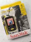 Odtwarzacz MP3 SanDisk Clip Sport MP3  Radio Fm 8 GB karta pamięci NOWY
