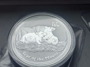 Moneta 2 oz Lunar II 2008 Rok Myszy (mysz 2 uncje year of the mouse)