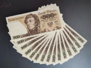 500 zł 1982 seria GH stan UNC z paczki