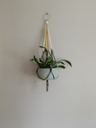 Makrama kwietnik kolorowy 75 cm 