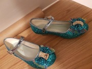 BROKATOWE BALERINKI 35 ROZM 