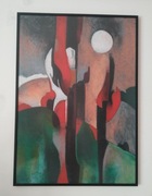 Pastel "Bez tytułu" Ryszard Miłek