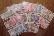 Turcja zestaw banknotów 14  sztuk stan 1/1-