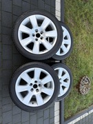 Felgi Audi 5x112 8J ET28 Opony 245/45/18 Michelin Pilot Alpin 17r