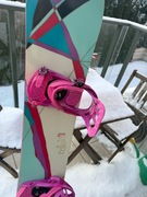 Snowboard Burton Genie 150 + wiązania Salomon Rhythm