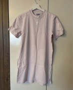 Sukienka adidas sportowa tshirtowa tshirt pudrowy róż