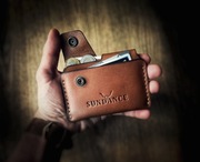 Harald Smukły Portfel Skórzany ręcznie robiony dla Mężczyzn