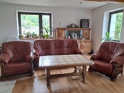 Skórzany zestaw wypoczynkowy 