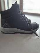 BUTY MĘSKIE TREKINGOWE KAPPA TIBER 45 CZARNE TRAPERY OCIEPLANE WYGODA