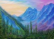 Cykl Alpejski Aplpy Góry Wrzosy Zachód Słońca 